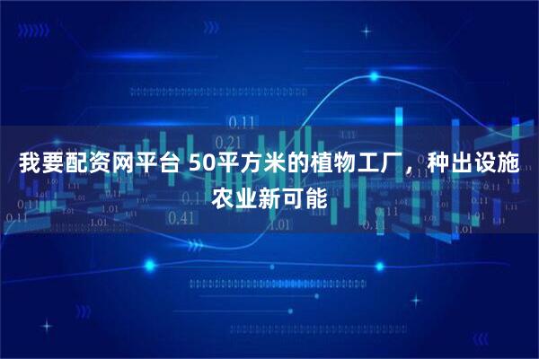 我要配资网平台 50平方米的植物工厂，种出设施农业新可能